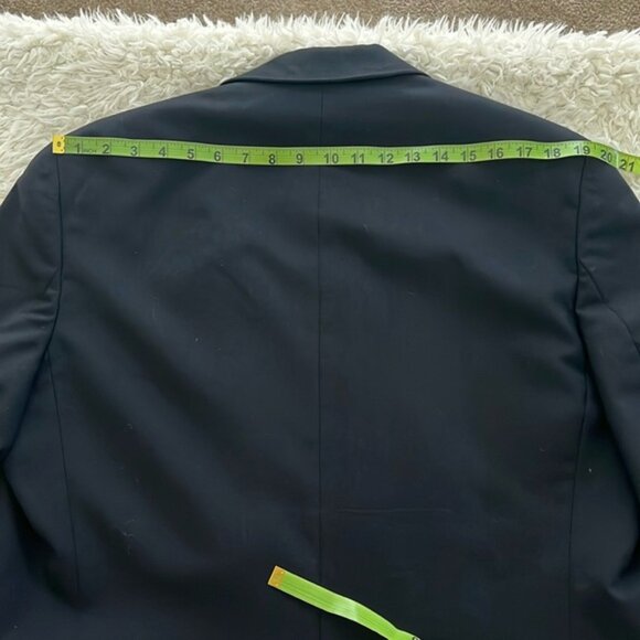 Chaps Ralph Lauren Wool Sport Coat Blazer Blue Men's 42R Formal Business - Picture 14 of 15